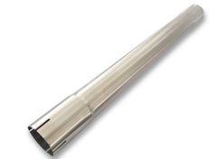 304 stainless steel straight muffler replacement pipe – 24-inch length