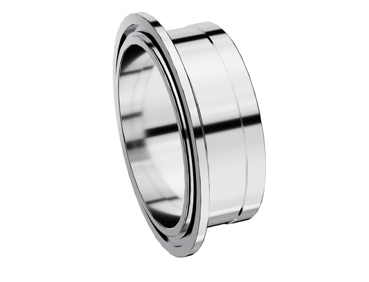JAMO Mirror V-Band Billet Male Flange