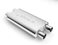 Oval Muffler 2-In/2-Out