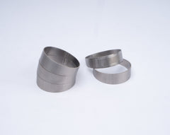 Titanium 45 degree pie cuts 1.5D in 2 inch size