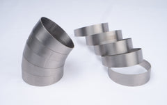 Titanium 45 degree pie cuts 1.5D in 2.75 inch size