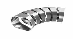 Oval Horizontal Pie Cuts