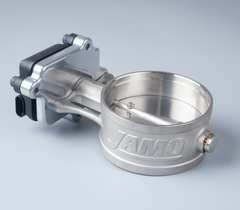 Side view of cast 304 stainless steel BMW actuator valve assembly