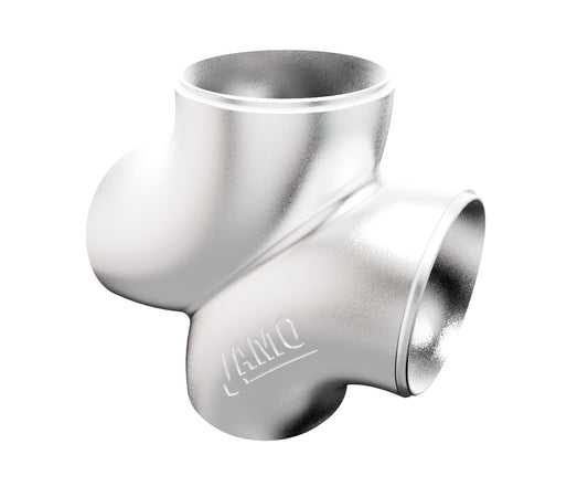 Cast 304 Stainless Steel X pipe 90 Degree