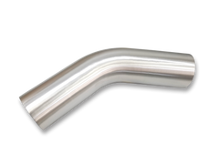 JAMO 6061-T6 aluminium 45 degree mandrel bend with 1.5D centreline radius – alternate view