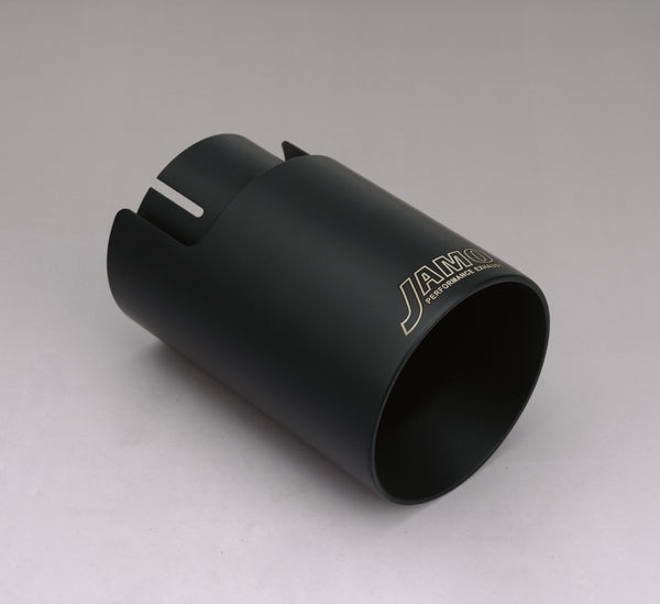 AUXITO Dual Outlet Black Exhaust Tip – Stainless Steel Kit For 1.4–2.5 Inch Outlet Pipes (Universal)
