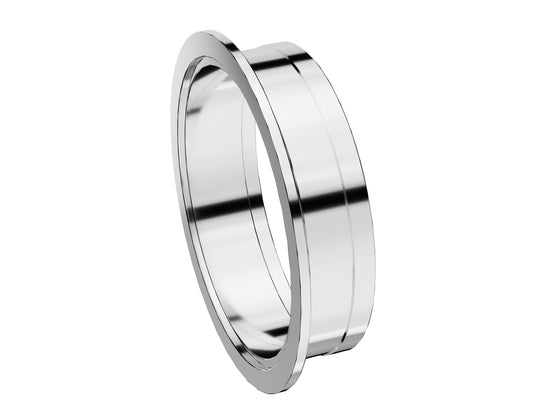 JAMO Mirror V-Band Billet Flanges  Female