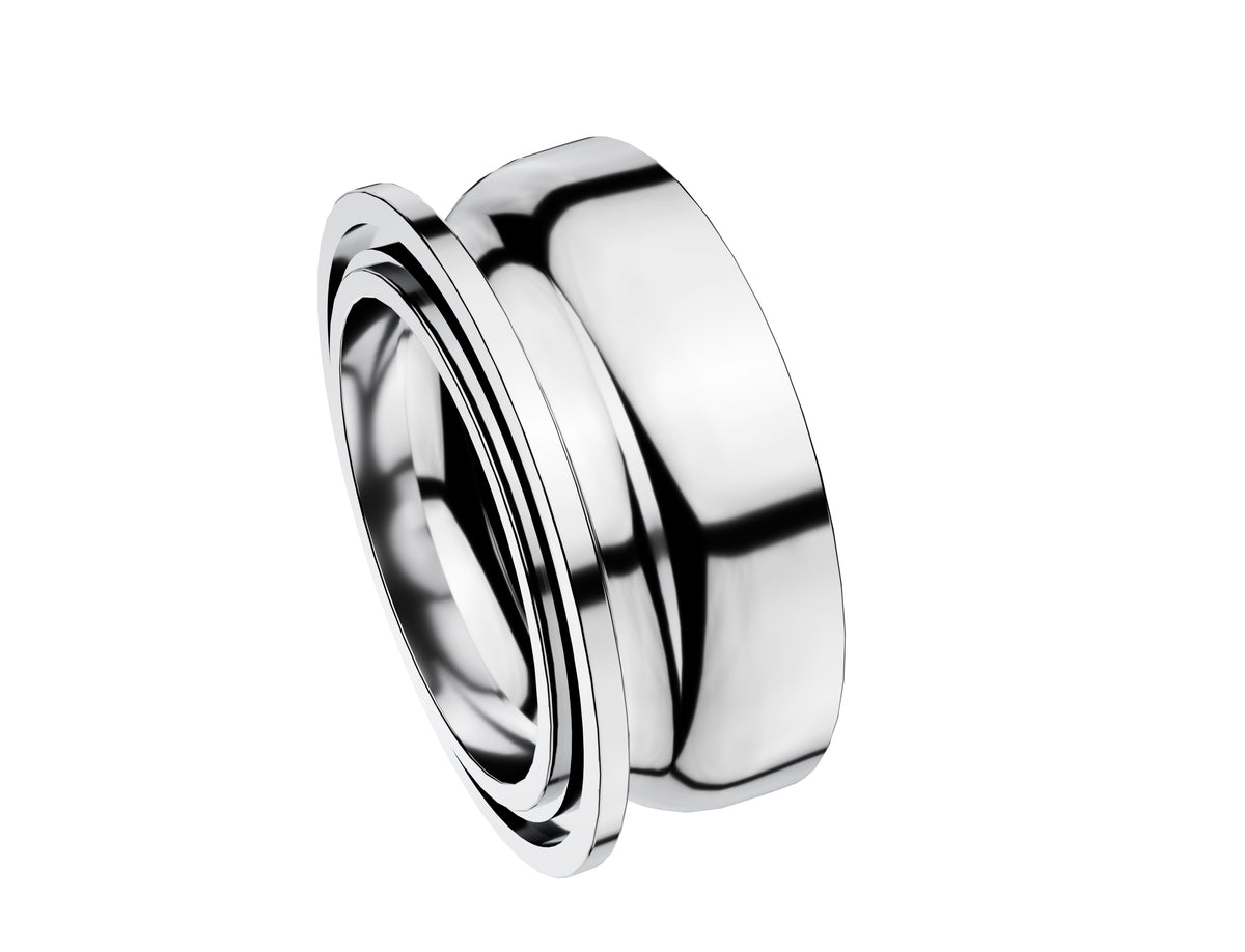 JAMO Mirror V-Band Billet Transition (Male flange to Tube)