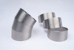 Titanium 90° Pie cuts 1.5D